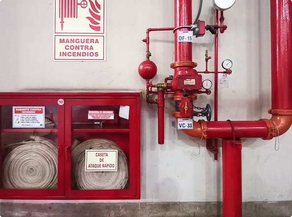 Red de casetas de ataque rápido e hidrantes para equipos de brigada 03